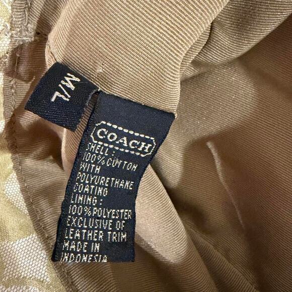 Vintage Y2K Coach Signature Bucket Hat main image 4